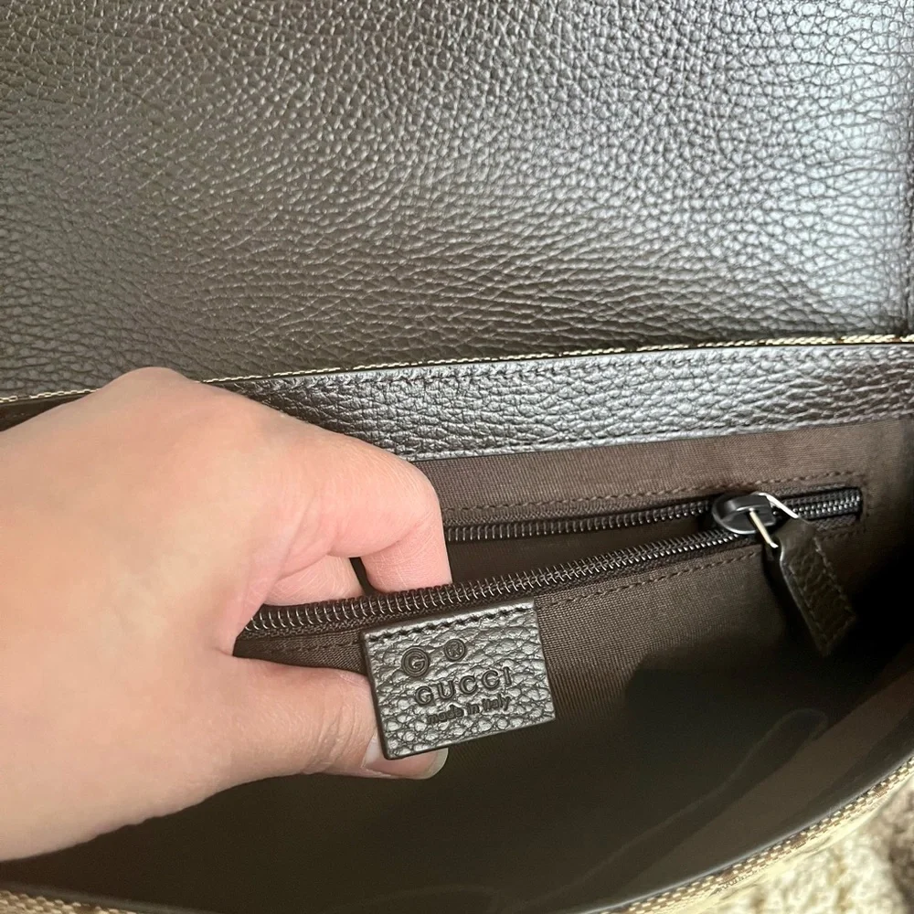 ❌ SOLD❌ NWT Gucci GG Guccissima Messenger Bag - Picture 11 of 13